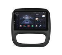 Ossuret Autoradio Android 12 pour Renault Trafic 3 (2014-2021)/Opel Vivaro B (2014-2018), 8 cœurs 4G+32G GPS Navi 9 Pouces avec écran Tactile QLED sans Fil CarPlay Bluetooth SWC 4G (pour Le Type B)