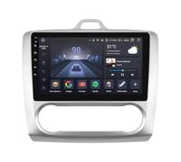 Ossuret Autoradio Android 13 pour Ford Focus Exi at 2004-2011, 8 cœurs 4G+32G GPS Navi 9 Pouces avec écran Tactile QLED sans Fil CarPlay Android Auto Bluetooth SWC USB AM FM