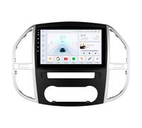 Ossuret Autoradio Android 14 pour BZ Vito W447 (2014-2021), 8 cœurs 4G+32G GPS Navi 10.1 Pouces avec écran Tactile QLED sans Fil CarPlay Android Auto Bluetooth SWC 4G LTE GPS RDS