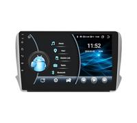 Ossuret Autoradio Android 14 pour Peugeot 2008/208 (2014-2018), 8 cœurs 4G+32G GPS Navi 10.1 Pouces avec écran Tactile sans Fil CarPlay Android Auto Bluetooth SWC 4G LTE USB RDS DSP