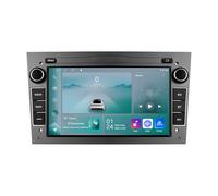 Ossuret Autoradio Carplay avec écran Tactile 7 Pouces pour Vauxhall Corsa Meriva Tigra Twintop Vectra Combo Astra Vivaro Signum Zafra, 2+32GB Android 13 Navigation GPS Support DSP Bluetooth SWC (Gris)