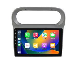 Ossuret Autoradio pour Renault Twingo 2005-2013, 9 Pouces Android 14 écran Tactile 2+32 Go Navigation GPS Compatible avec Carplay Android Auto WiFi Bluetooth Commande au Volant TPMS (Modèle B)