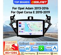 OSSURET Expédition Rapide Autoradio 2 Din 9 Pouces Android 15 par Qualcomm Snapdragon 6115 Octa Core pour Opel Adam 2013-2016/Corsa E 2015-2019 Unité Centrale CarPlay Sans Fil Android Auto DSP Audio Q