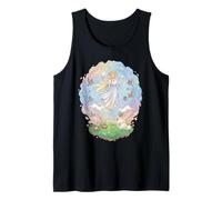 Ostara Équinoxe de Pâques Wiccan Floral Sky Illustration Débardeur