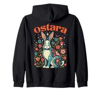 Ostara Lapin Wicca Wiccan Happy Easter Eostre Ostara Sweat à Capuche