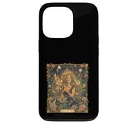 Ostara Spring Goddess Bunny Celebration Carte de Tarot Coque pour iPhone 13 Pro