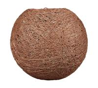 Ostaria 34159 Abat-jour boule tissé en coton - Suspension boule Terracotta Non électrifié - Diamètre 20 cm