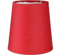 Ostaria 80112 Abat-jour Cylindrique Rouge Culot E14 - Base Ø15cm - Dim : D15xH16cm