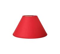 Ostaria 80480 Abat-Jour, Rouge, Base 25 cm