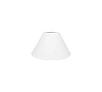 OSTARIA 93090 Abat-jour Rond Blanc Base 25cm Dim : D25xH15.5cm