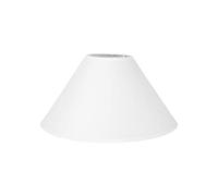 OSTARIA 93095 Abat-jour Rond Blanc Base 30cm Dim : D30xH18.5cm