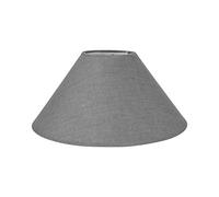 Ostaria 93107 Abat-jour Rond Gris Clair, D35xH20.5cm