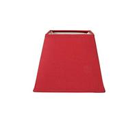 OSTARIA 93118 Abat-jour Carré Rouge Base 15cm Dim : D15xH12.5cm