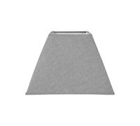 Ostaria Abat-jour carré 93128 – Gris clair texturé 27 x 27 x H19 cm
