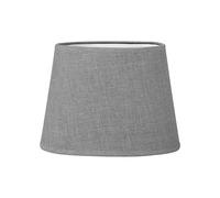 OSTARIA 97116 Abat-Jour Ovale Gris Clair Base 20cm Dim : 20.5x12.5xH15cm