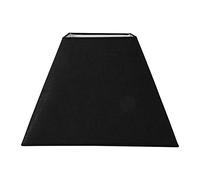 OSTARIA 98425 Abat-jour Carré Noir Base 41cm Dim : 41x41xH29.5cm