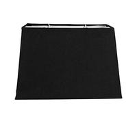 OSTARIA 98426 Abat-jour Rectangle Culot E27 H20cm Noir Dim : 30x14.5xH20cm