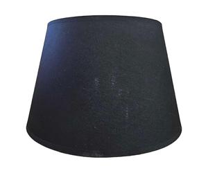 OSTARIA 98435 Abat-jour rond Etroit Noir Moyen Modèle Dim : D35xH22.5cm