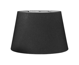 OSTARIA 98439 Abat-jour ovale Noir H30cm Dim : 44.5x29xH30cm