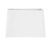 OSTARIA 98716 Abat-jour Rectangle Culot E27 H20cm Blanc Dim : 30x14.5xH20cm