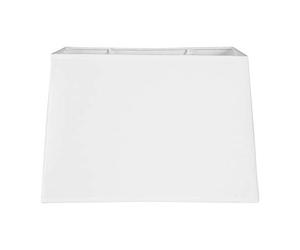 OSTARIA 98716 Abat-jour Rectangle Culot E27 H20cm Blanc Dim : 30x14.5xH20cm