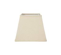 OSTARIA 98908 Abat-jour Carré - Couleur Lin - Base 15cm Dim : 15x15xH12.5cm