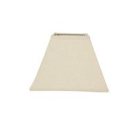 OSTARIA 98909 Abat-jour Carré - Couleur Lin - Base 20cm Dim : 20x20xH14cm