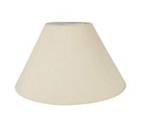 Ostaria 98918 Abat-Jour Rond Ecru, Linne, D40 x H25cm