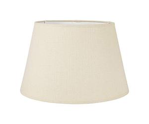 OSTARIA 98922 Abat-jour Rond Etroit - Couleur Lin - Moyen Modèle Dim : D35xH22.5cm