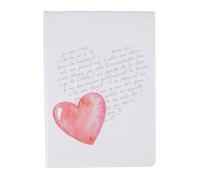 OSTARIA Album photos rectangulaire - Motifs coeur - 200 Vues - Blanc
