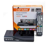 Ostark AS2X Récepteur Satellite numérique 10 Bits FTA DVB S2 S S2X DVBS2 HDMI FHD 1080P FTA H265 USB WiFi RJ45 Inclus
