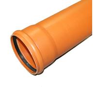 Ostendorf Tube en PVC - Orange - Diamètre intérieur : 16 cm - Diamètre extérieur : 160 mm - Longueur : 500 mm - 1 pièce