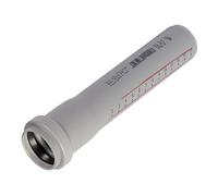 Ostendorf - Tuyau d'évacuation HT, tuyau d'évacuation des eaux usées, longueur ajustée, diamètre DN 50 mm, longueur 500 mm.