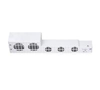 OSTENT 5-Fan Super Turbo Contrôle de la température Refroidissement Ventilateur Refroidisseur de chaleur pour Sony PS4 Pro Console Couleur Blanc