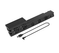 OSTENT 5-Fan Super Turbo Contrôle de la température Refroidissement Ventilateur Refroidisseur de chaleur pour Sony PS4 Pro Console Couleur Noir