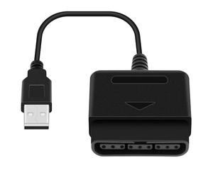 OSTENT Adaptateur USB CâBle de Conversion pour Sony PlayStation 1/2 PS One PSX Wired Controller Gamepad Joystick to PC Laptop