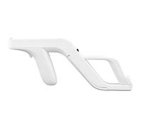OSTENT Attachement au Pistolet Léger pour Nintendo Wii/Wii U Télécommande Nunchuck Zapper Jeux de tir, Couleur Blanc