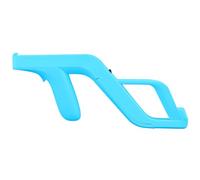OSTENT Attachement pour pistolet à lumière pour Nintendo Wii/Wii U Télécommande Nunchuck Zapper Jeux de tir, Couleur Bleu
