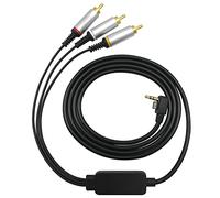OSTENT AV Audio Vidéo RCA Composite Câble Compatible pour Sony PSP 2000/3000 Slim to TV