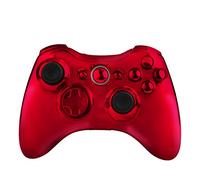 OSTENT Boîtier Complet de la Coque de la Manette Compatible avec la Manette sans Fil Microsoft Xbox 360 Couleur Rouge