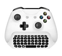 OSTENT Clavier de console de jeu sans fil 2,4 g avec casque audio pour contrôleur blanc Xbox One/S/X