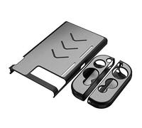OSTENT Coque de protection en aluminium pour coque de protection dure pour console Nintendo Switch couleur grise