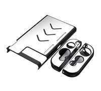 OSTENT Coque de protection en aluminium rigide pour coque Nintendo Switch Console couleur argent