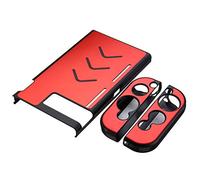 OSTENT Coque de protection rigide en aluminium pour coque Nintendo Switch Console couleur rouge
