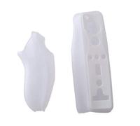 OSTENT Étui Souple en Silicone pour Manette Nintendo Wii Remote Nunchuk - Couleur Blanc
