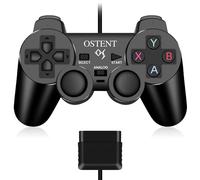 OSTENT Filaire Analogique Contrôleur Gamepad Joystick Joypad pour Sony Playstation PS2 PS1 PS One PSX Console Dual Shock Vibration Jeux Vidéo