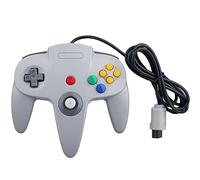 OSTENT Filaire Contrôleur Gamepad Joystick Joypad Compatible pour Nintendo 64 N64 Console Jeux Vidéo Couleur Gris