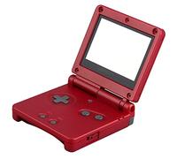 OSTENT Full Housing Shell Cover Cover Compatible pour Nintendo GBA SP Gameboy Advance SP - Couleur Rouge