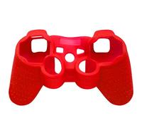 OSTENT Housse de Protection en Gel de Silicone Souple pour Manette Sony PlayStation PS2 PS3 - Couleur Rouge