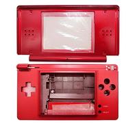 OSTENT Kit Complet de PièCes de Rechange pour Coque de BoîTier de Remplacement Compatible avec Nintendo DS Lite NDSL, Couleur Rouge